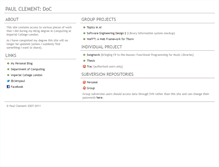 Tablet Screenshot of doc.clempaul.me.uk
